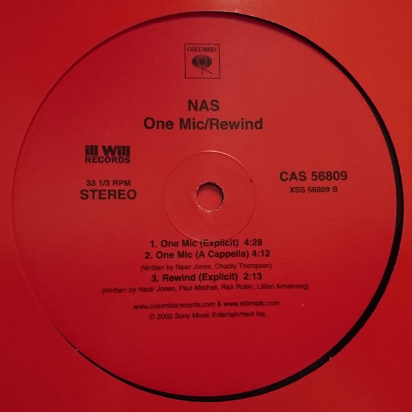 Nas : One Mic (12")
