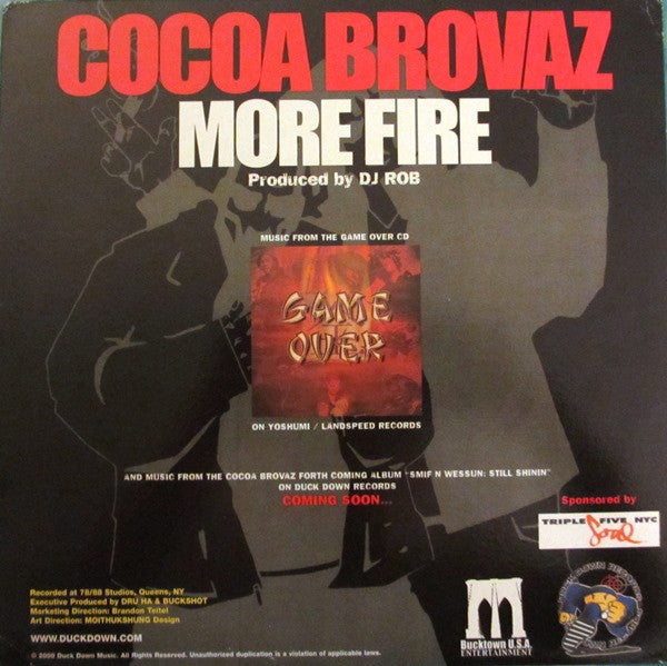Cocoa Brovaz : More Fire (12")