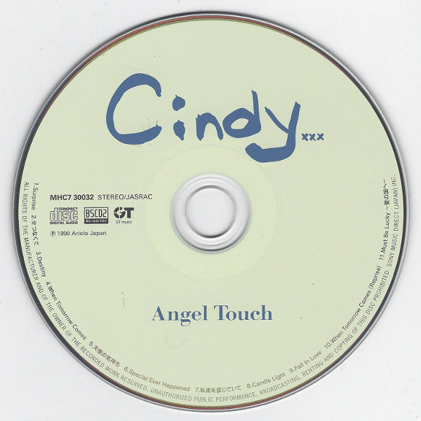 Cindy (26) : Angel Touch (CD, Album, Ltd, RE, RM, Blu)