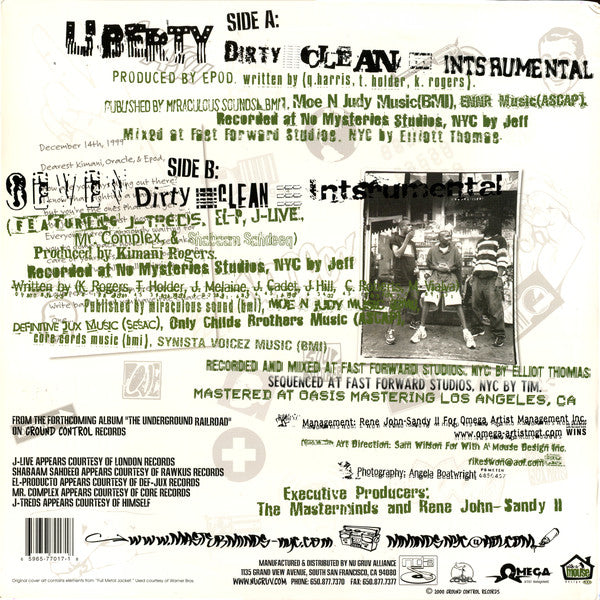Masterminds : Liberty (12")