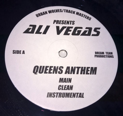 Ali Vegas : Queens Anthem / It's Like That (12")
