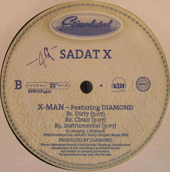 Sadat X : Ka-Ching / X-Man (12", Single, Promo)