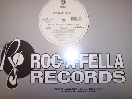 Beanie Sigel : Think It's A Game / For My N***az (12", Single)