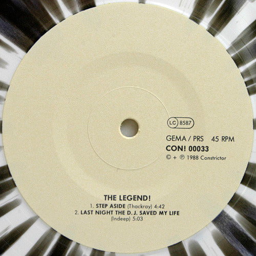 The Legend! : Step Aside (12", S/Sided, Maxi, B/W)