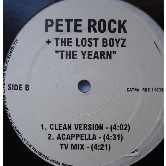 Pete Rock & Lost Boyz : The Yearn (12", Unofficial)