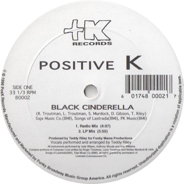 Positive K : Black Cinderella (12")