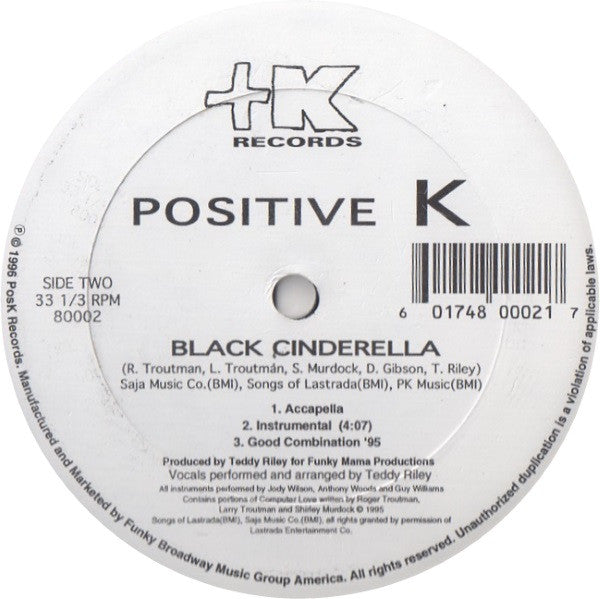 Positive K : Black Cinderella (12")