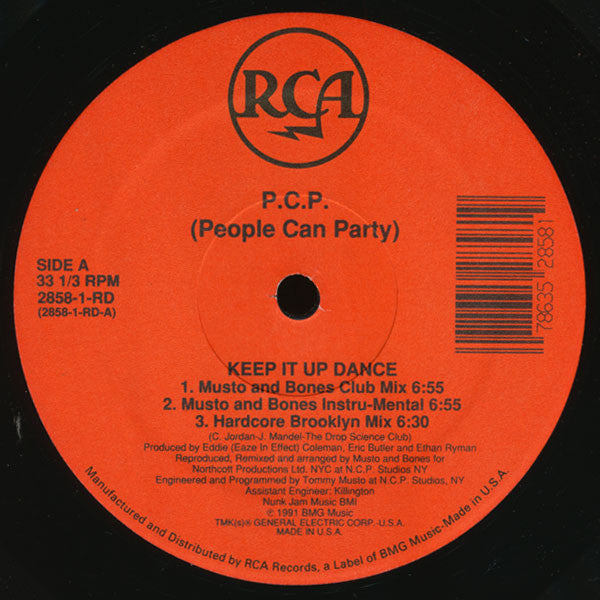 P.C.P. (People Can Party) : Keep It Up Dance (12")