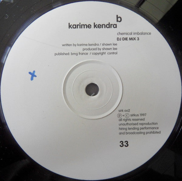 Karime Kendra : Chemical Imbalance (12")