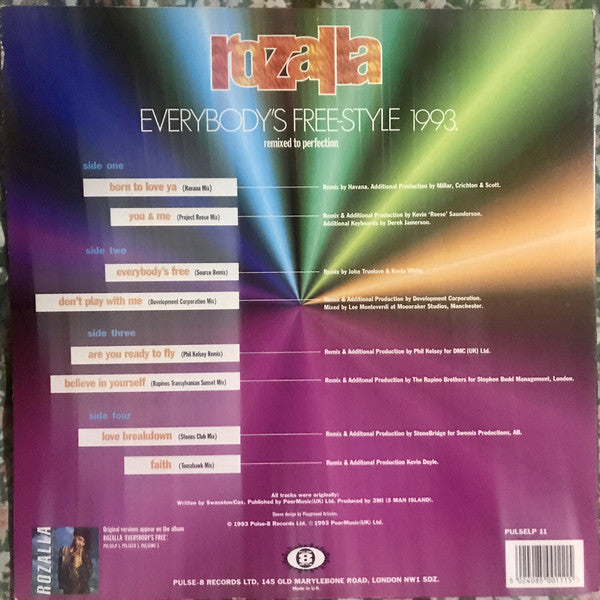 Rozalla : Everybody's Free-Style 1993 (2xLP, Album)