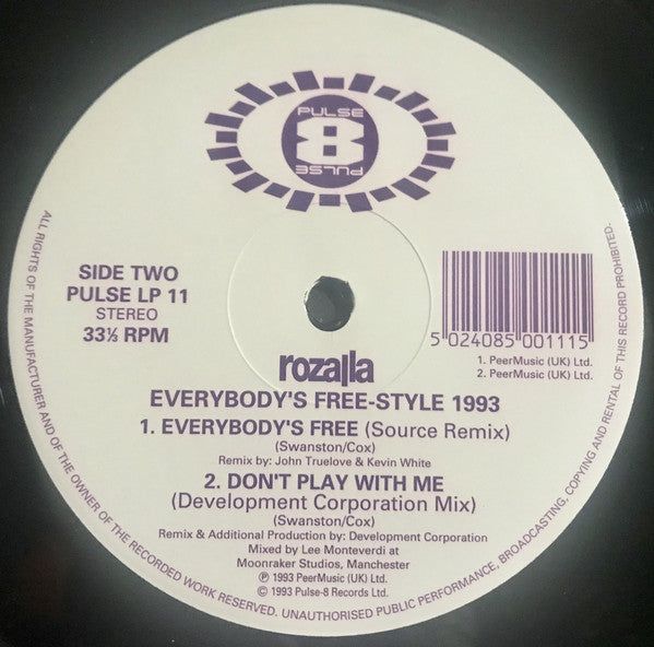 Rozalla : Everybody's Free-Style 1993 (2xLP, Album)