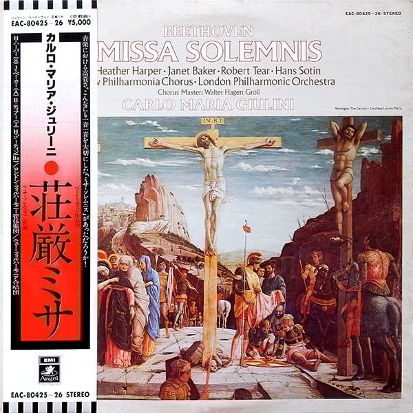 Ludwig van Beethoven / Carlo Maria Giulini, New Philharmonia Chorus, The London Philharmonic Orchestra : Missa Solemnis Op. 123 (2xLP, Gat)