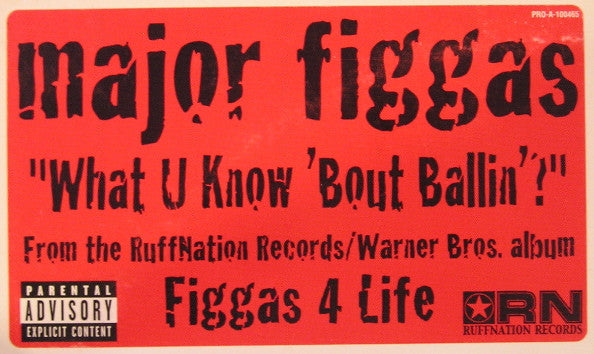 Major Figgas : What U Know 'Bout Ballin'? (12", Promo)