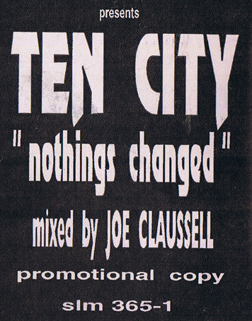 Ten City : Nothing's Changed (12", Promo)