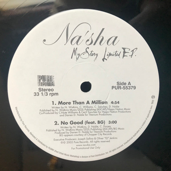 Na'sha : My Story Limited E.P. (12", EP, Promo)