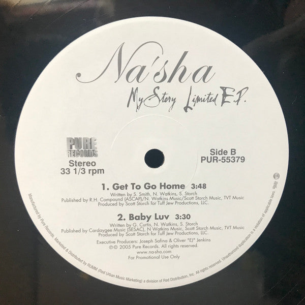 Na'sha : My Story Limited E.P. (12", EP, Promo)