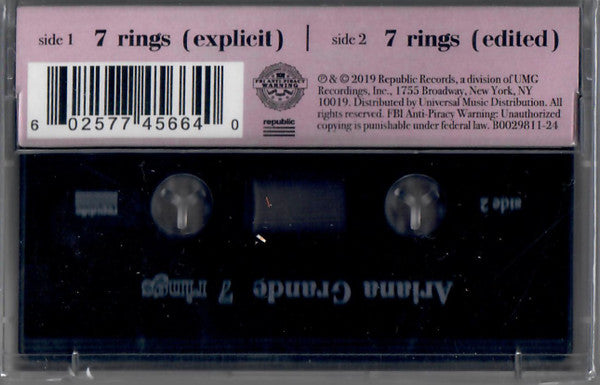Ariana Grande : 7 Rings (Cass, Single, Ltd)