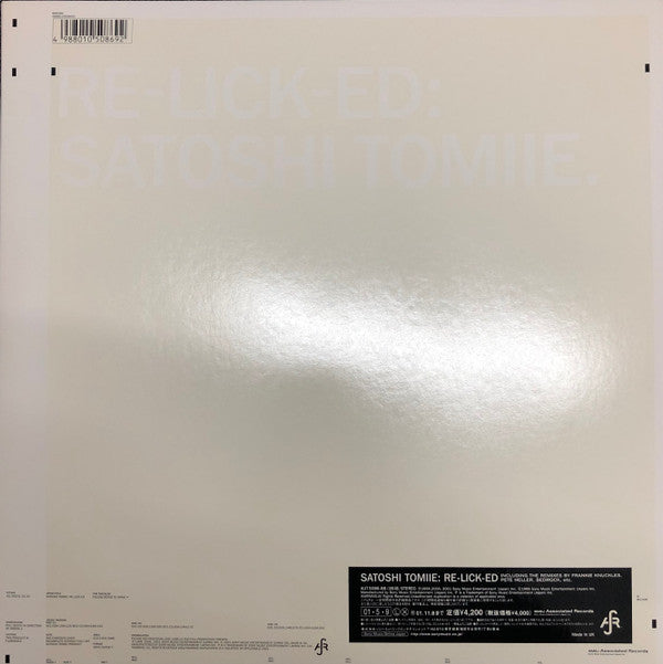 Satoshi Tomiie : Re-Lick-Ed (3x12", Album)
