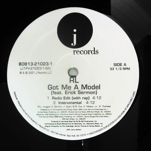 RL (2) Feat. Erick Sermon : Got Me A Model (12")