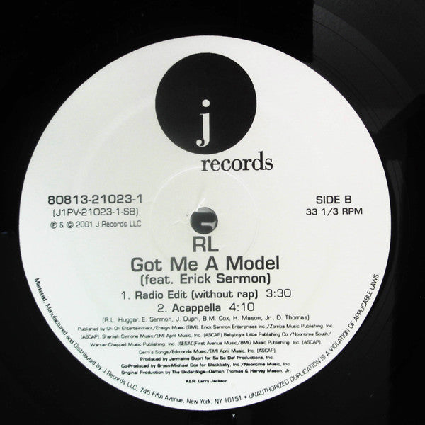 RL (2) Feat. Erick Sermon : Got Me A Model (12")