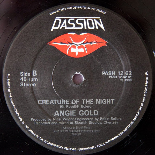 Angie Gold : Applause (12")