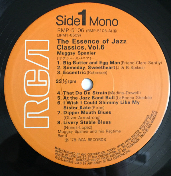Muggsy Spanier : The Essence Of Jazz Classics, Vol. 6 (LP, Comp, Mono)