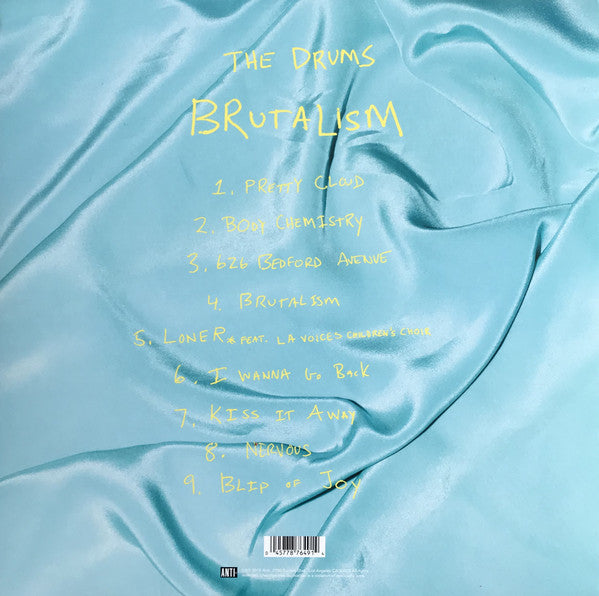 The Drums (2) : Brutalism (LP, Album, Ltd, Whi)