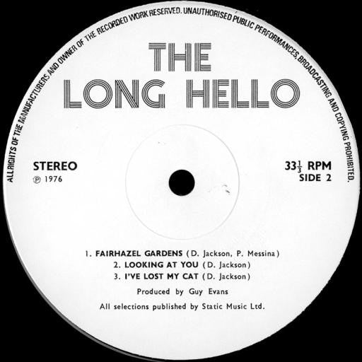 The Long Hello : The Long Hello (LP, Ltd, Num, RE)