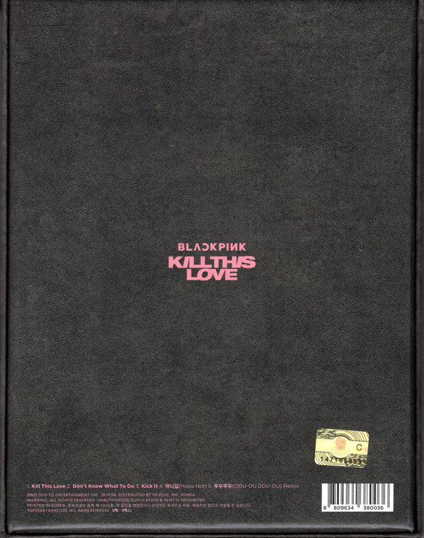 BLACKPINK : Kill This Love (CD, MiniAlbum, Bla)