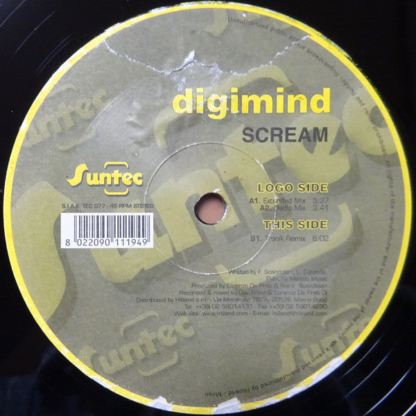 Digimind : Scream (12")