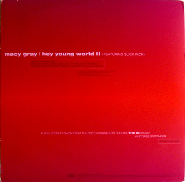 Macy Gray Featuring Slick Rick : Hey Young World II (12", Promo)