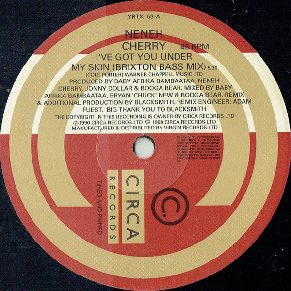 Neneh Cherry : I've Got You Under My Skin (12", Single)