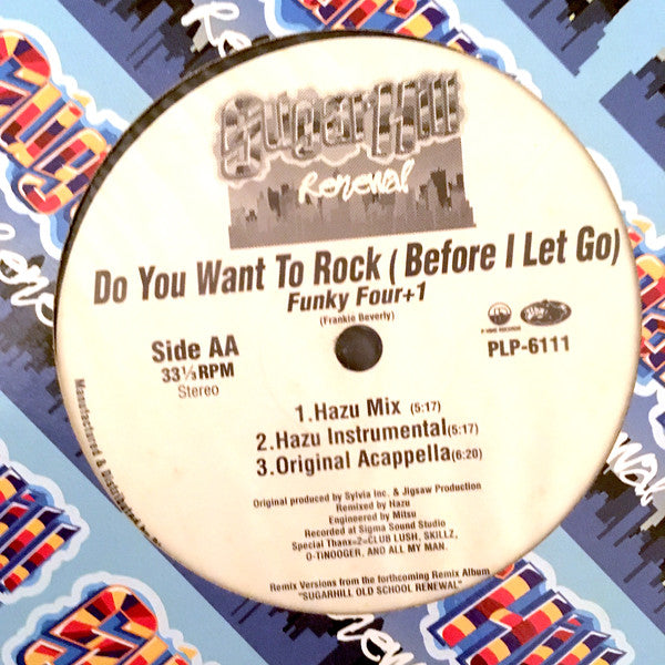 Treacherous Three / Funky 4 + 1 : Yes We Can / Do You Want To Rock (Before I Let Go) (12")