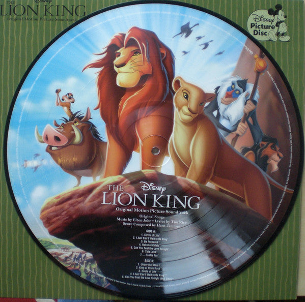 Various : The Lion King (Original Motion Picture Soundtrack) (LP, Album, Pic, RE)