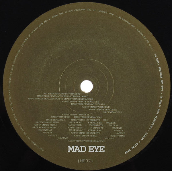 Adam Beyer & Agaric (2) : California Gold (12")