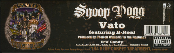 Snoop Dogg : Vato / Candy (12")
