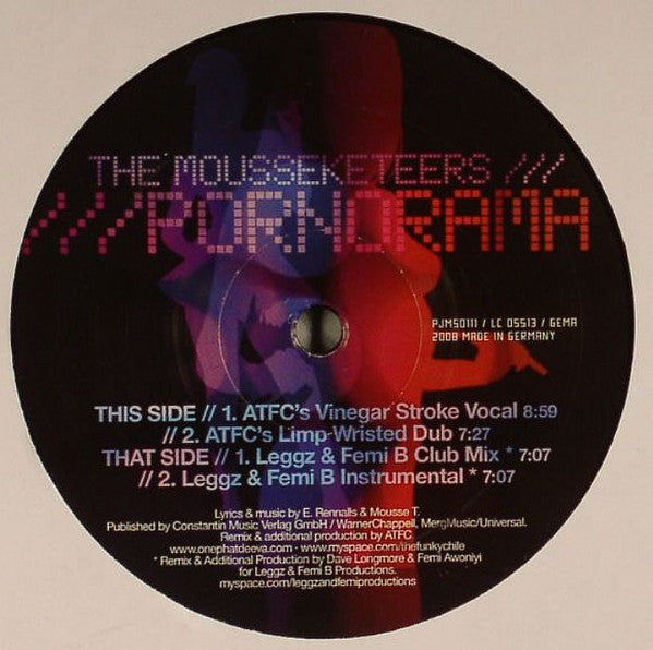 The Mouseketeers (2) : Pornorama (12")
