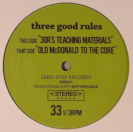 Three Good Rules : 3GR's Teaching Materials (12", Promo)