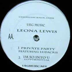 Leona Lewis : Private Party / I'm So Into You (12", Promo)