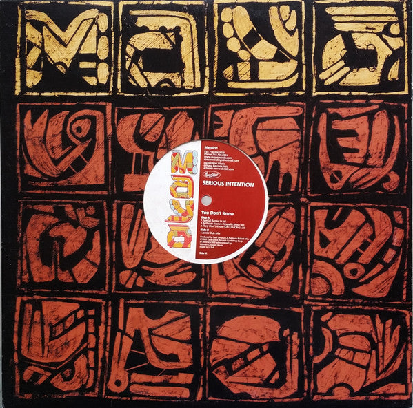Serious Intention : You Don't Know (12")