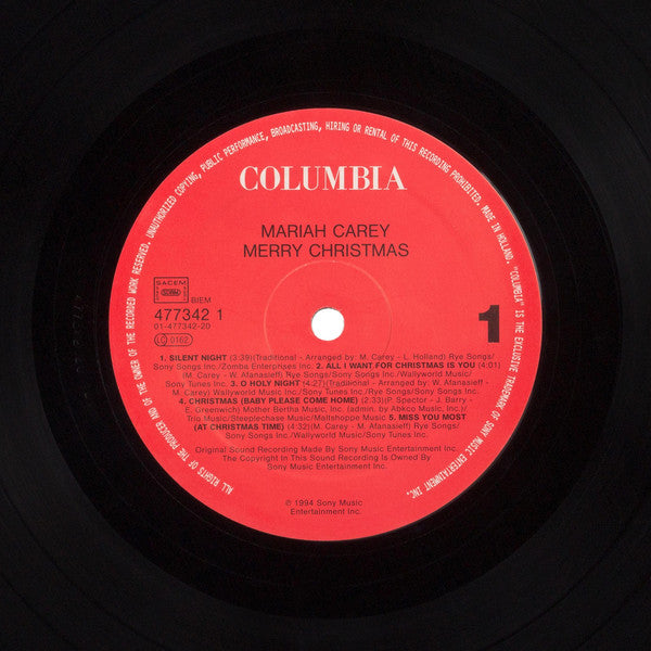 Mariah Carey : Merry Christmas (LP, Album)
