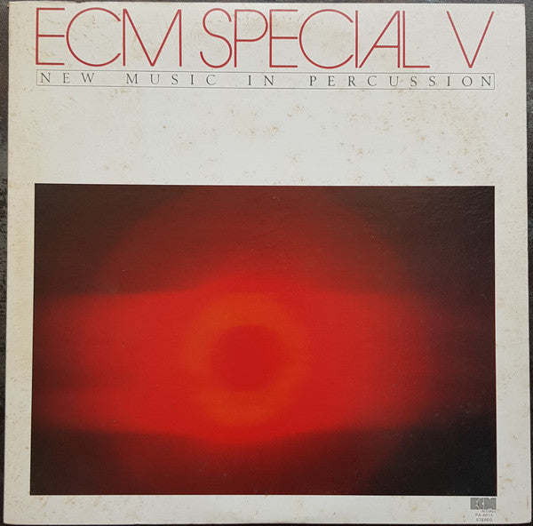 Various : ECM Special V (New Music In Percussion) (LP, Comp)