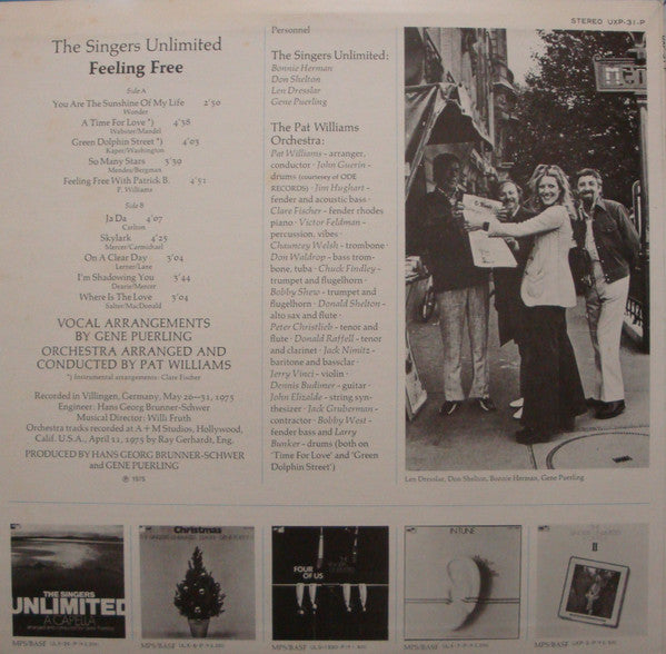 The Singers Unlimited With Patrick Williams And His Orchestra : Feeling Free (LP, Album)