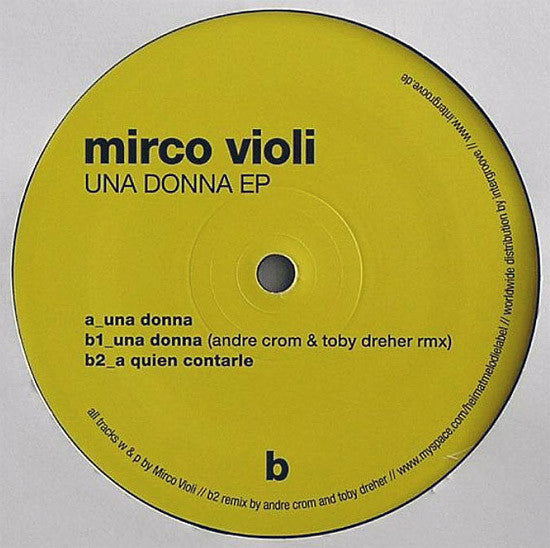 Mirco Violi : Una Donna EP (12", EP)