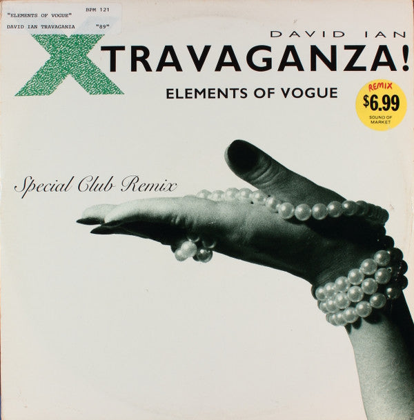 David Ian : Elements Of Vogue (Special Club Remix) (12")