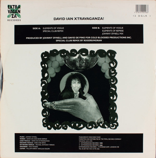 David Ian : Elements Of Vogue (Special Club Remix) (12")
