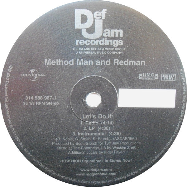 Method Man & Redman : Part II Remix / Let's Do It (12")