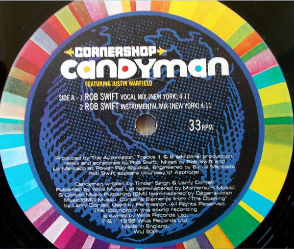 Cornershop : Candyman (12")