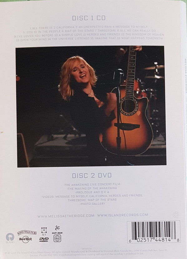 Melissa Etheridge : The Awakening Live (CD + DVD-V, Ltd, Multichannel)