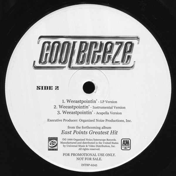 Cool Breeze (2) : Cre-A-Tine (I Got People...)/Weeastpointin' (12", Promo)